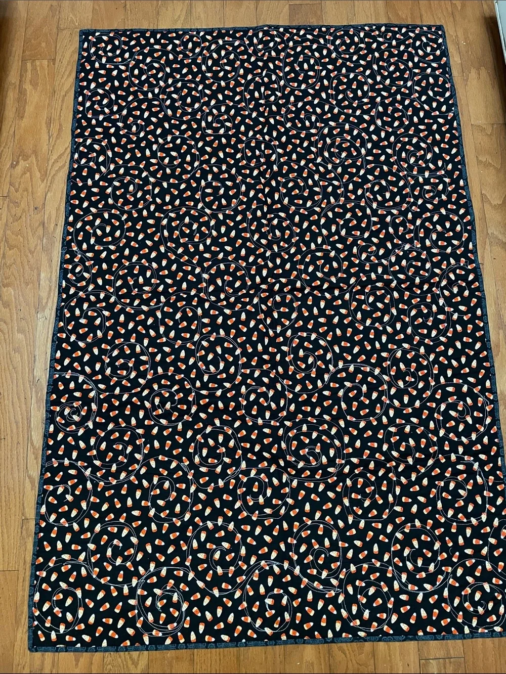 Halloween window pane design quilt